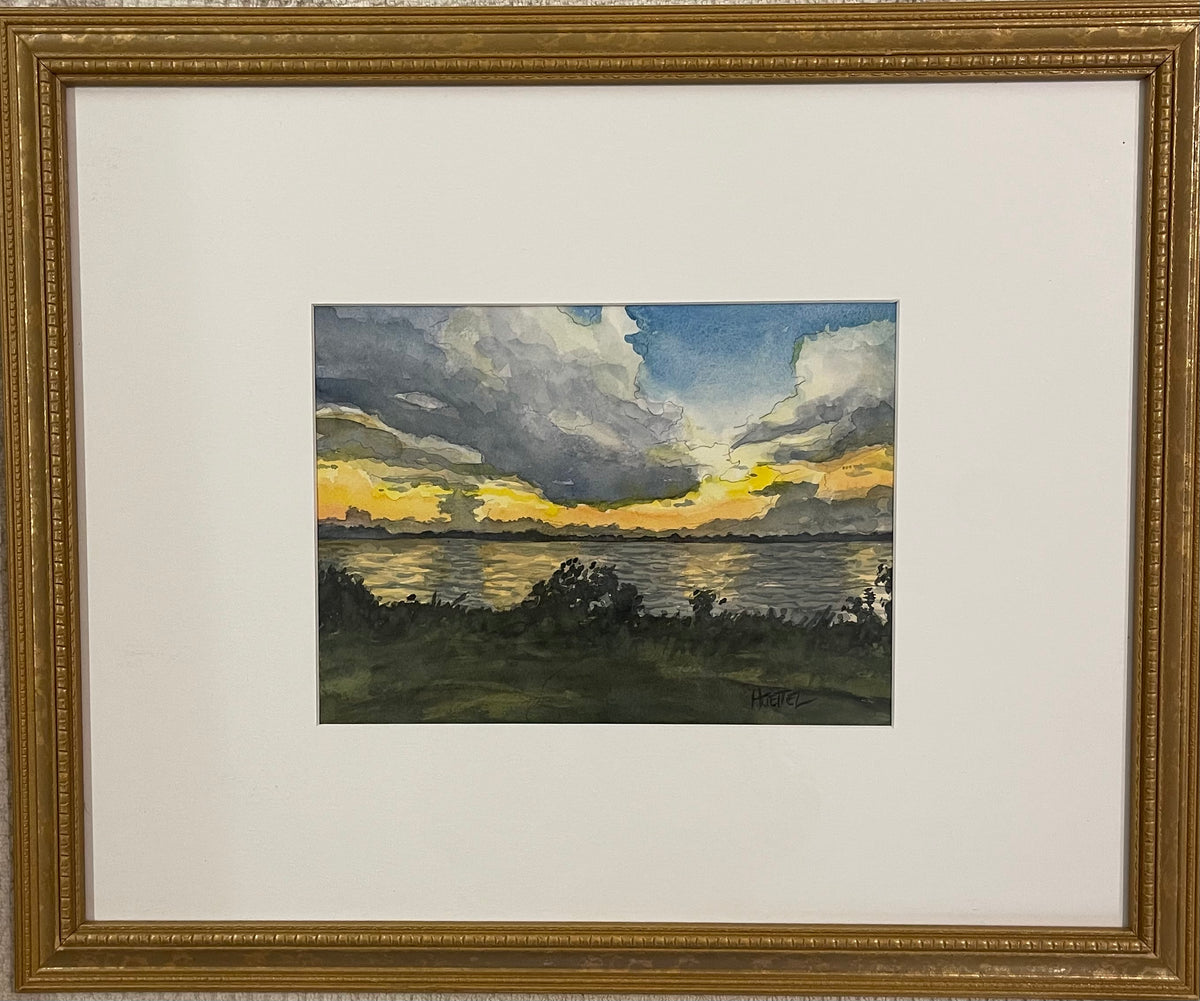 Sunset on the Mississippi River - Clements Fine Rugs 